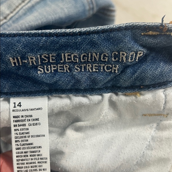 American eagle Hi-rise jegging crop super stretch woman’s
size 14 - Picture 5 of 5